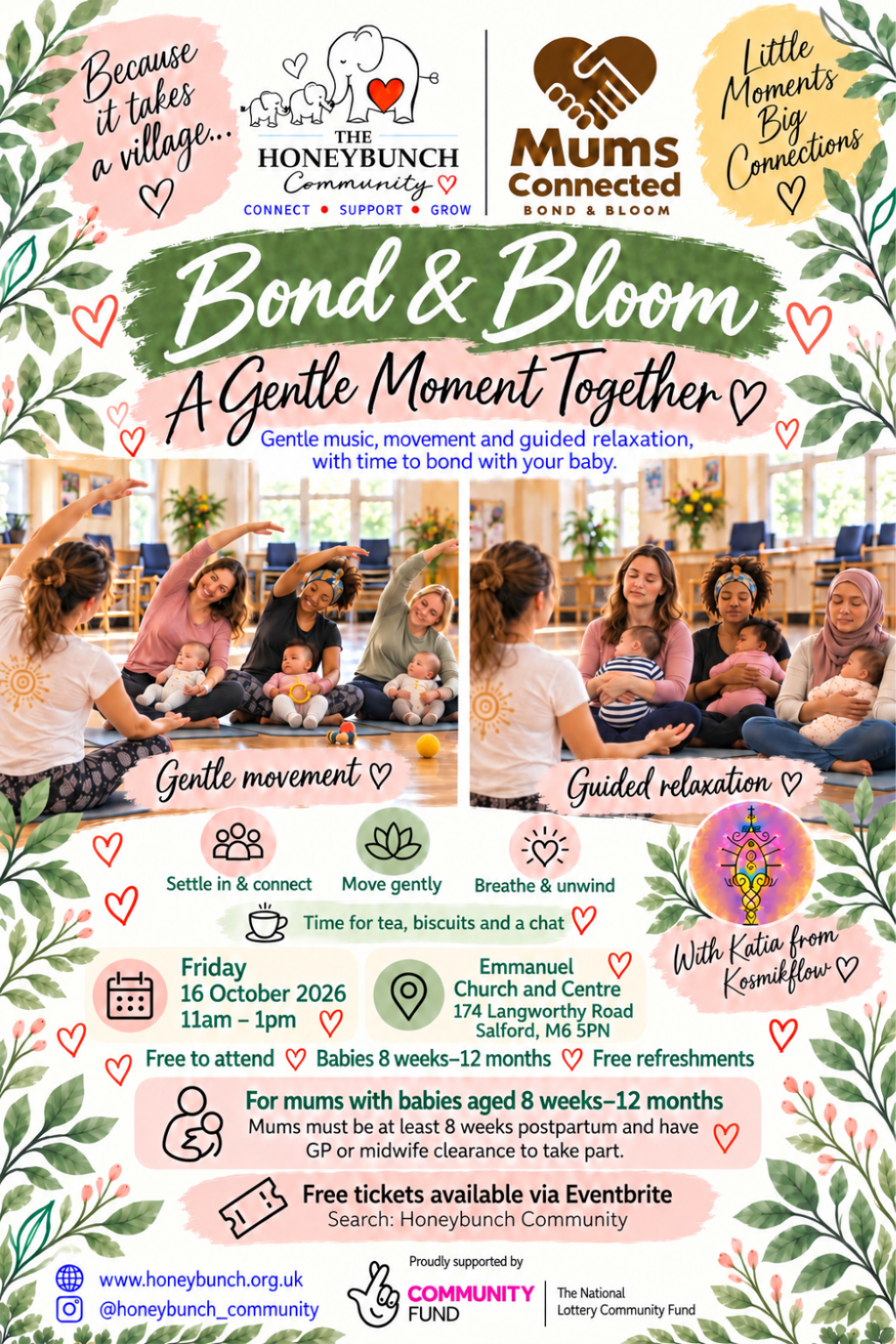 Bond and bloom 16th October new